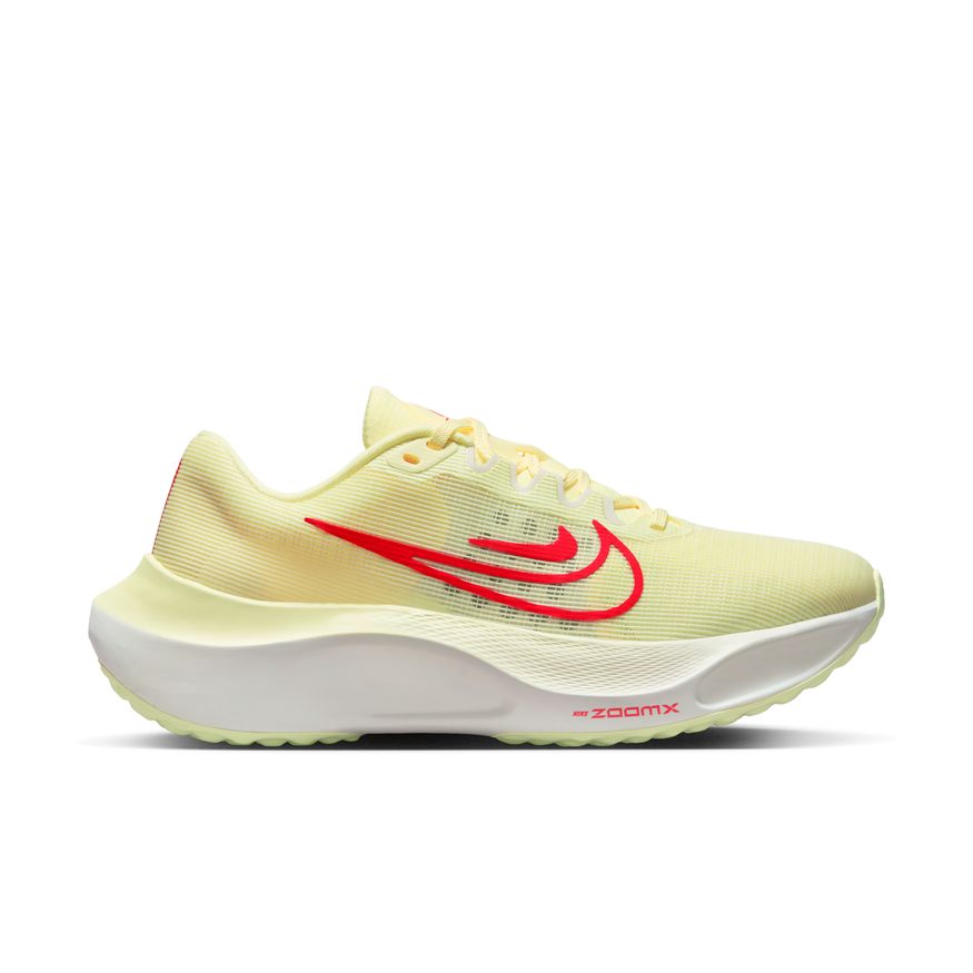 Women's Nike Zoom Fly 5, Citron Tint/LT Crimson, 7 B Medium