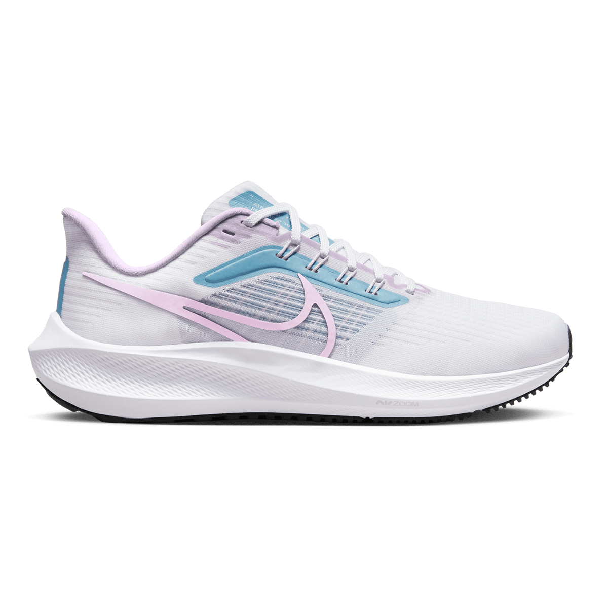 Women's Nike Pegasus 39, White/Doll-Cerulean-Black, 9 B Medium