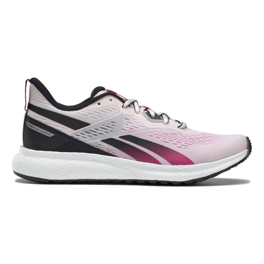 Women's Reebok Forever Floatride Energy 2, Glass Pink/Black/Proud Pink, 9 B Medium