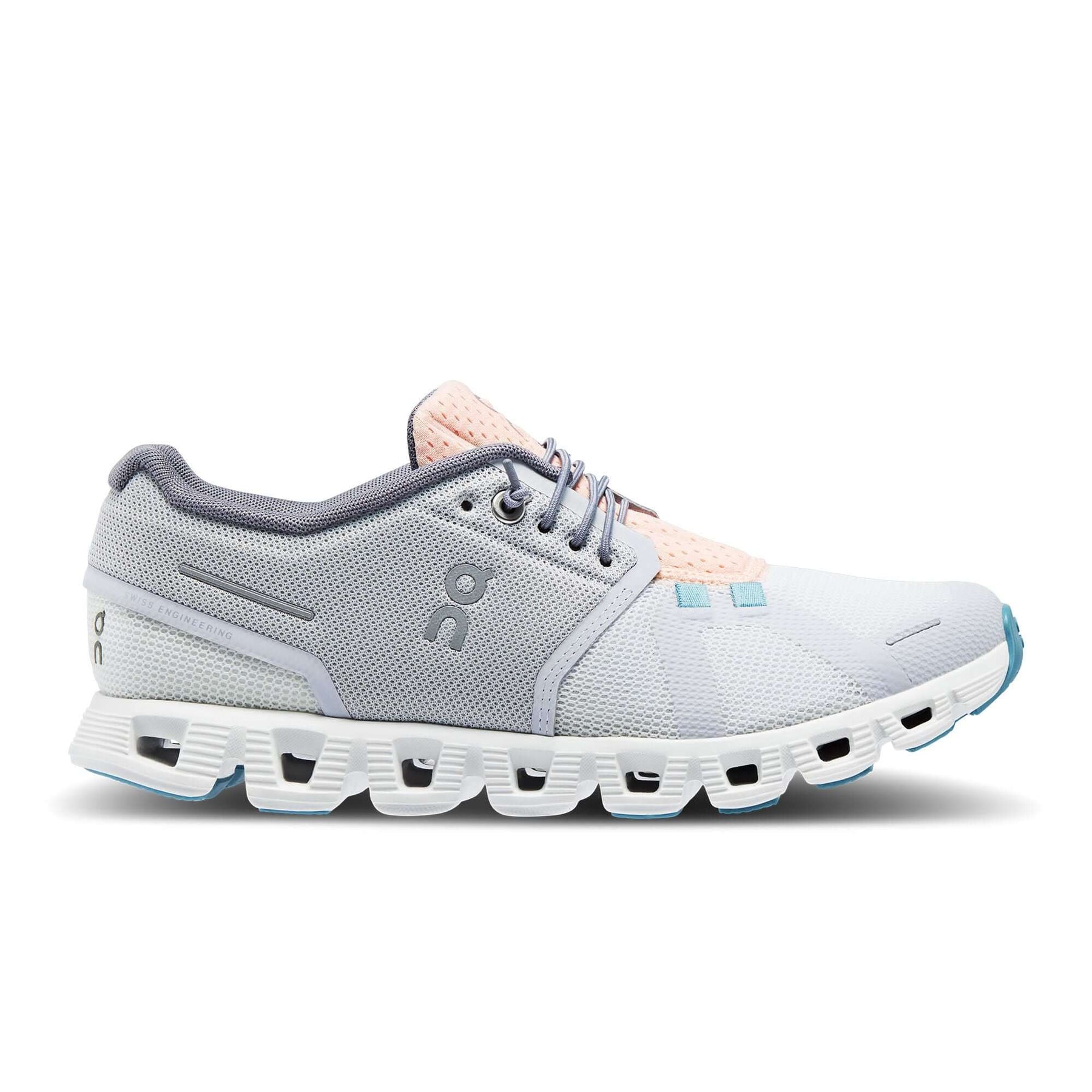 Women's On Cloud 5, Glacier/Undyed White, 7 B Medium