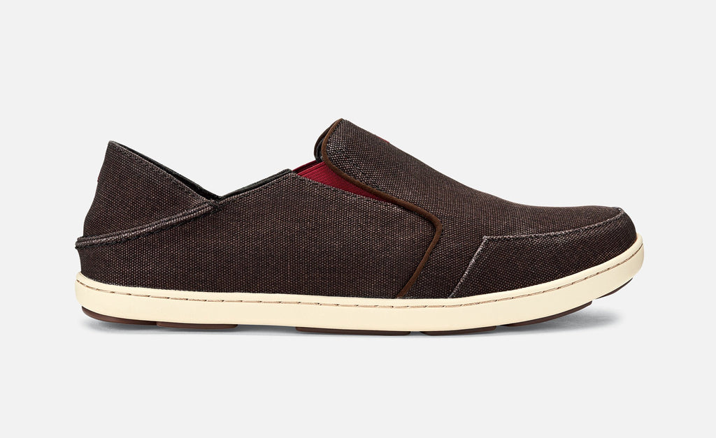 Men's Olukai Nohea Lole, Dark Wood/Terra, 10 D Medium