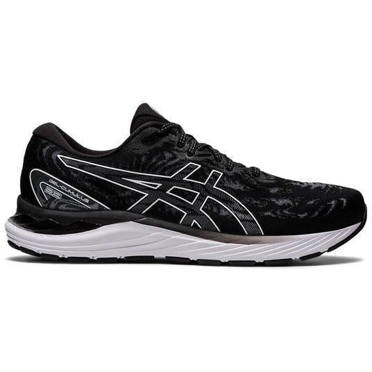 Men's Asics Gel-Cumulus 23, Black/White, 14 D Medium