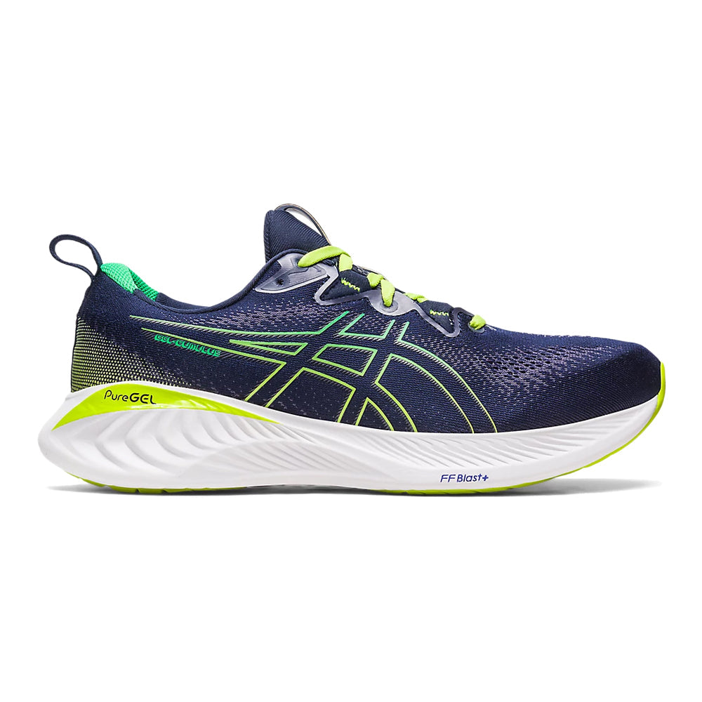 Men's Asics Gel-Cumulus 25, Midnight/Cilantro, 12.5 D Medium