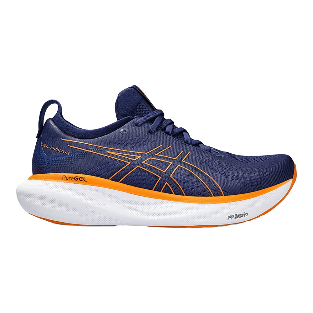 ASICSGel-Nimbus 25 \'Deep Ocean Bright Orange Sneakers Size 10 Buy now ASICS GEL-NIMBUS 25 Running Shoes - Deep Ocean  main image 2