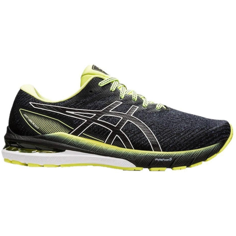 Men's Asics GT-2000 10, Glow Yellow/Black, 9 D Medium