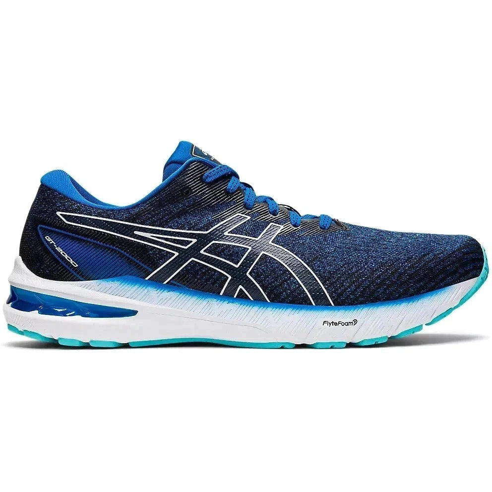 Men's Asics GT-2000 10, Lake Drive/White, 12 D Medium
