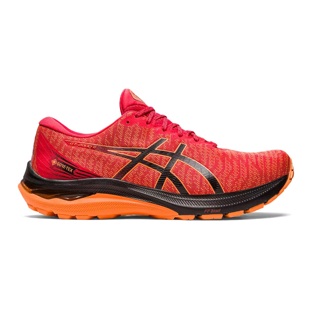 Men's Asics GT-2000 11 GTX, Electric Red/Black, 9.5 D Medium