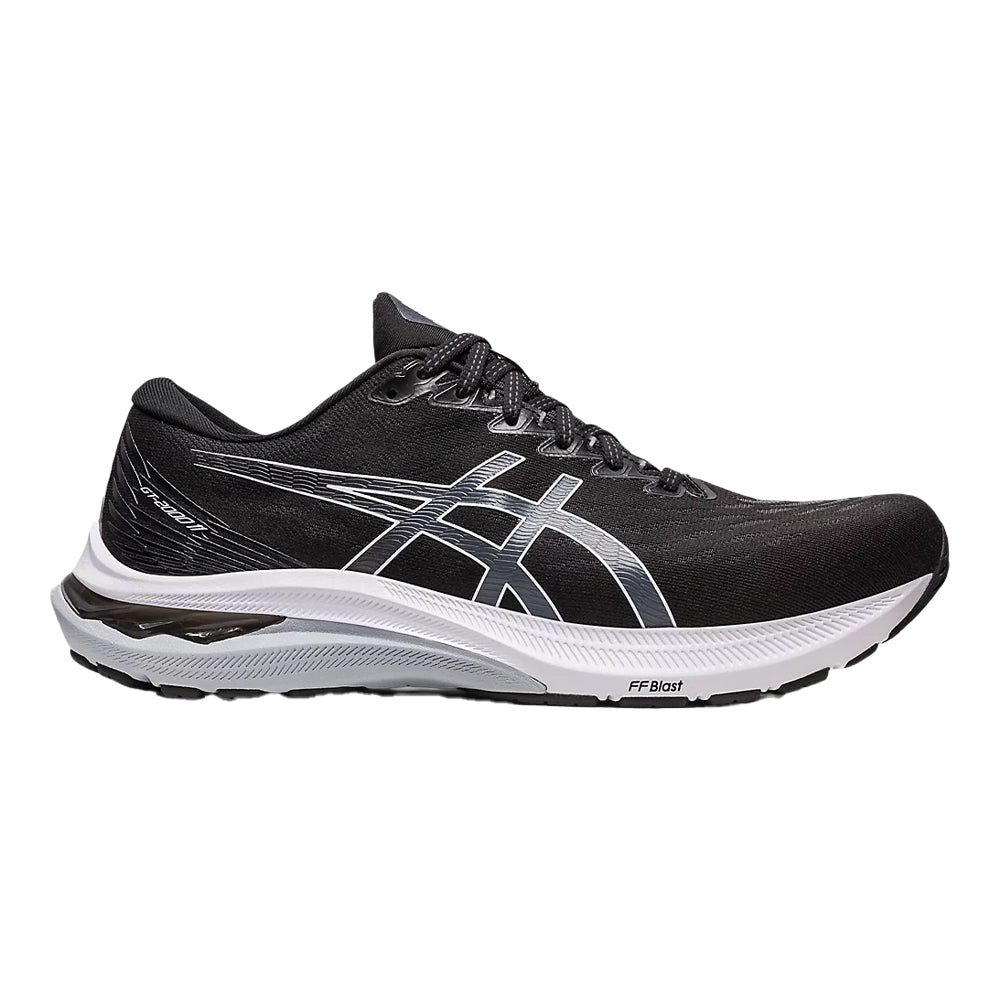 Men s Asics GT 2000 11 Black White 8 D Medium