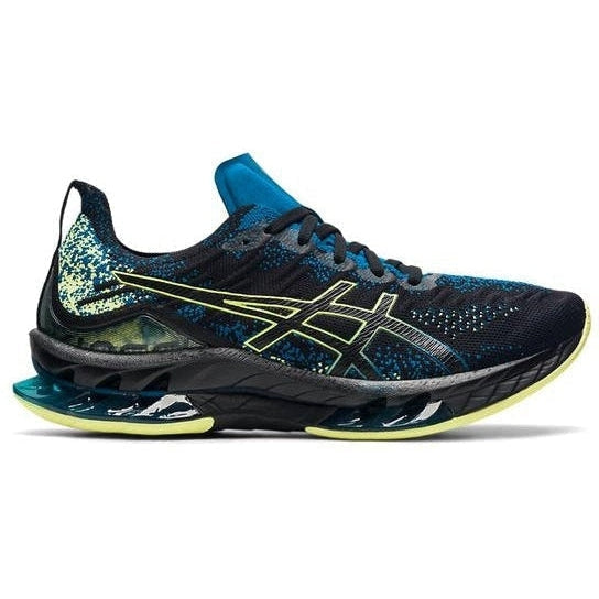 Men's Asics Gel-Kinsei Blast, Black/Glow Yellow, 11.5 D Medium