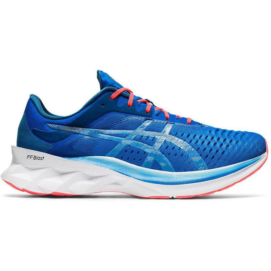 Men's Asics NovaBlast, Tuna Blue/Black, 13 D Medium