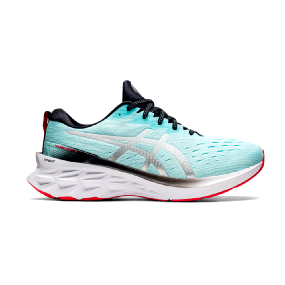 Men's Asics Novablast 2, Clear Blue/White, 11 D Medium