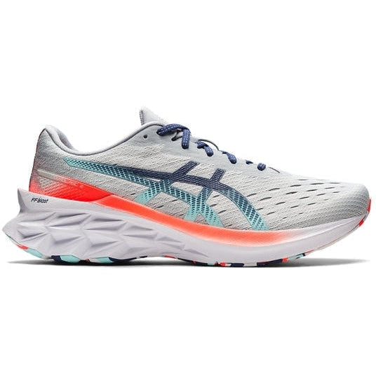 Men's Asics Novablast 2, Glacier Grey/Thunder Blue, 11 D Medium