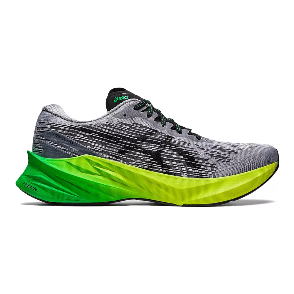 Men's Asics Novablast 3, Sheet Rock/Black, 9.5 D Medium