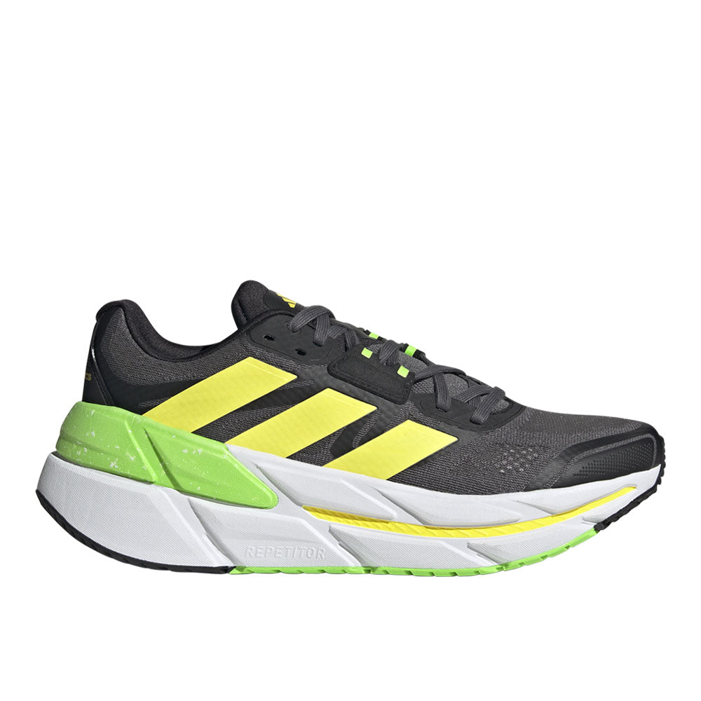 Men's HD7048 Adidas Adistar CS, Gray Five/Beam Yellow/Solar Green, 12 D Medium