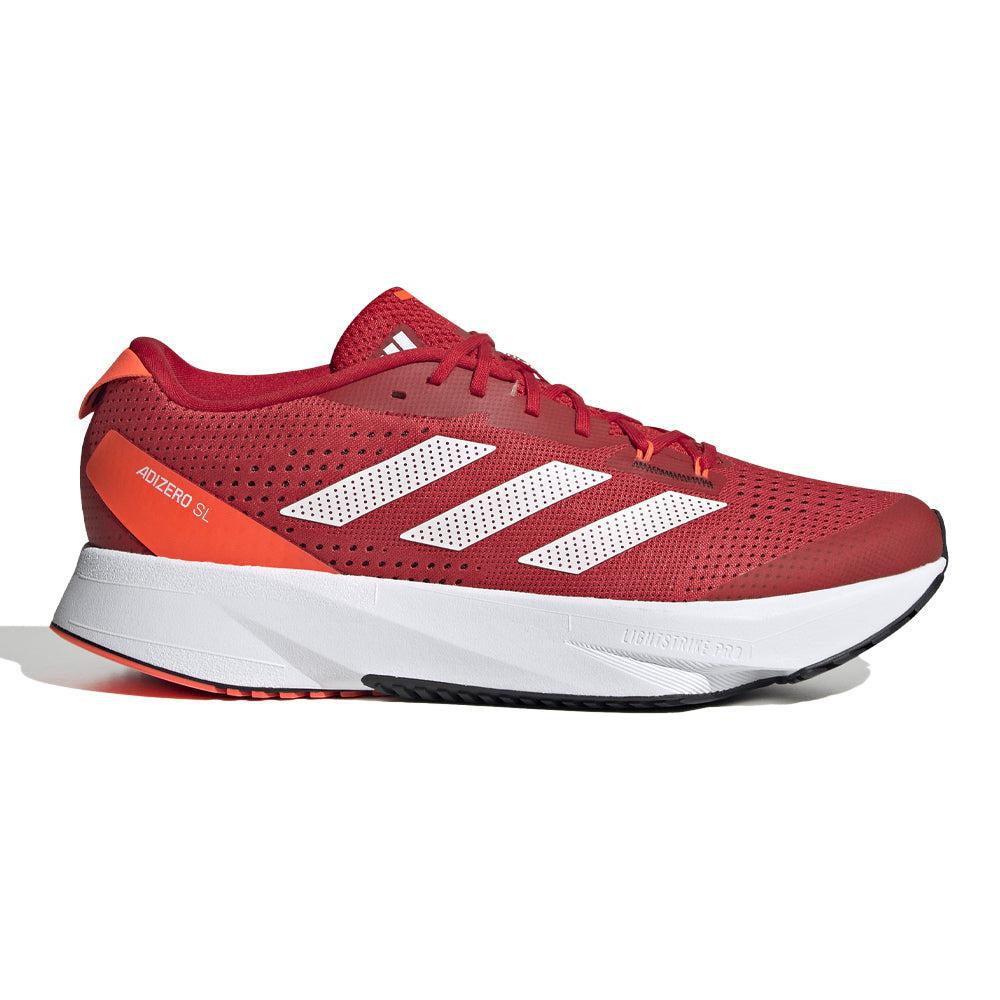 Men's Adidas Adizero SL, Better Scarlet/Cloud White/Solar Red, 10.5 D