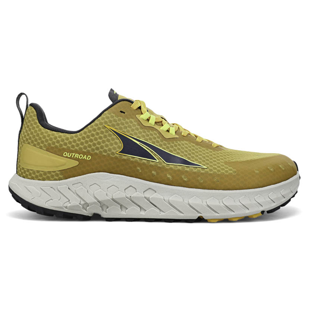 Men's Altra Outroad, Gray/Yellow, 9.5 D Medium