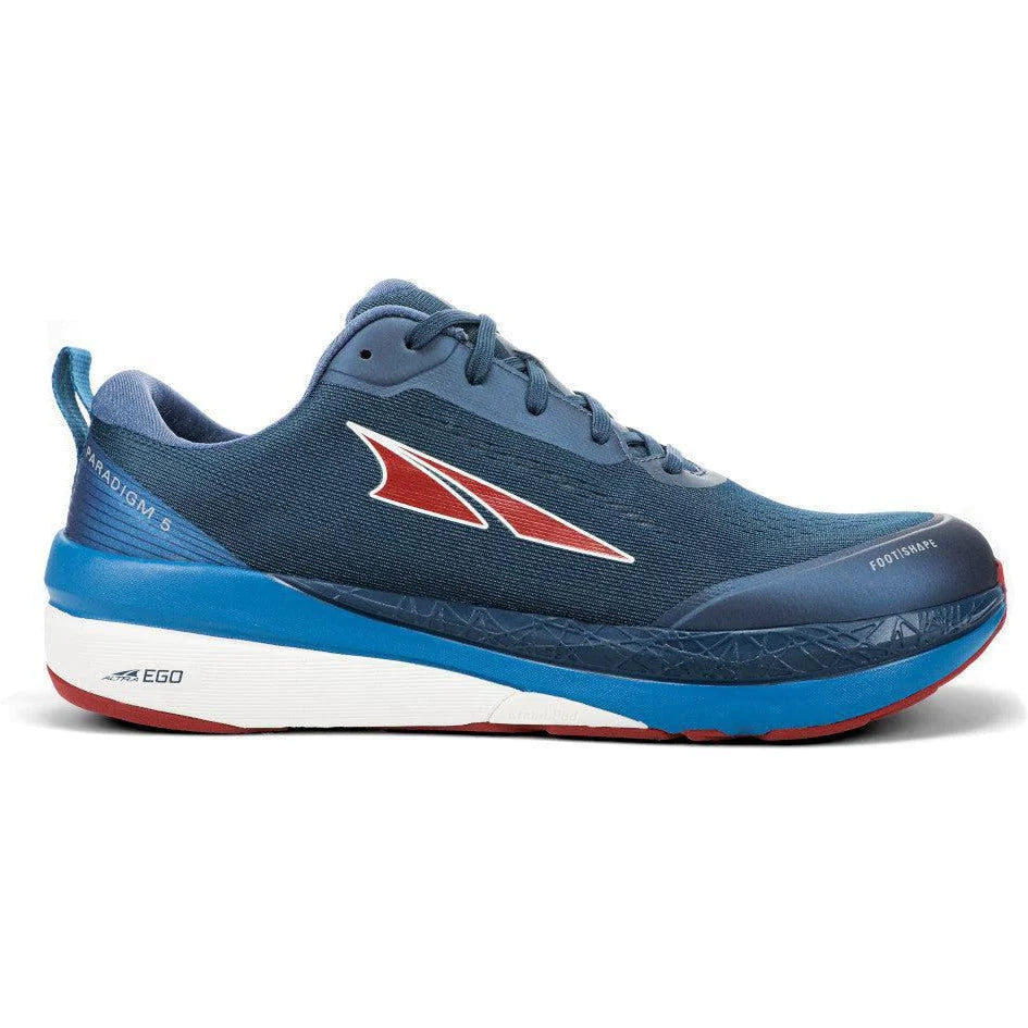 Men's Altra Paradigm 5, Blue/Red, 9.5 D Medium