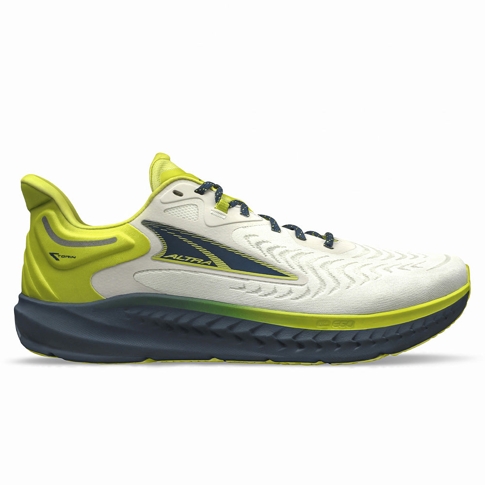 Men's Altra Torin 7, Lime/Blue, 13 D Medium