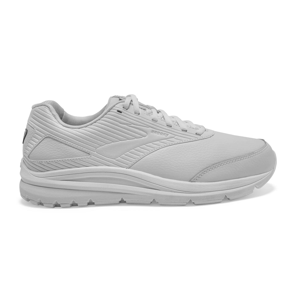 Men's Brooks Addiction Walker 2, White/White, 10 2E Wide
