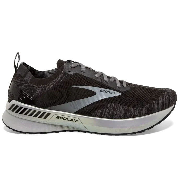 Men's Brooks Bedlam 3, Black/Blackened Pearl/White, 10 D Medium