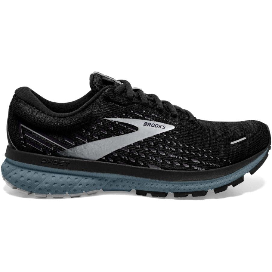 Men's Brooks Ghost 13, Black/Grey/Stormy, 14 D Medium