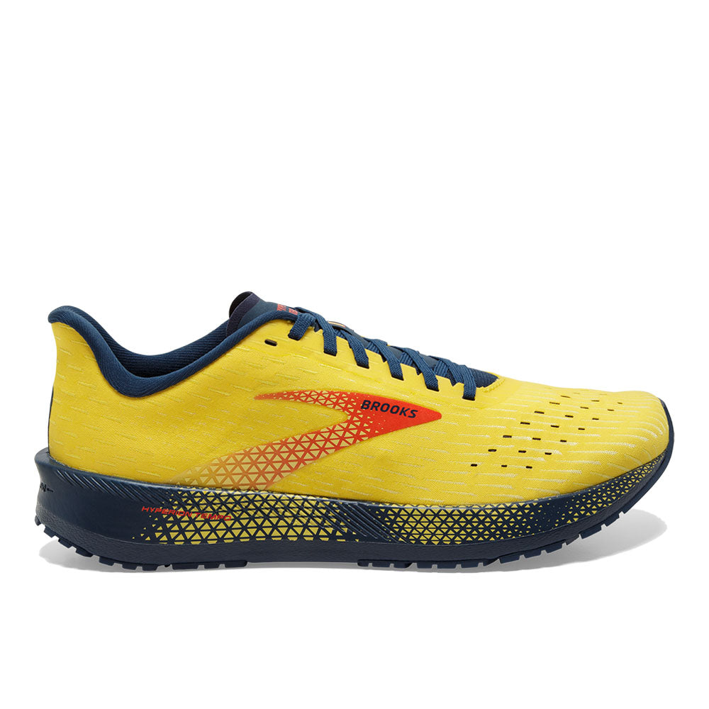 Men's Brooks Hyperion Tempo, Maize/Titan/Cherry Tomato, 10.5 D Medium