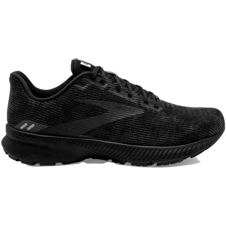 Men's Brooks Launch 8, Black/Ebony/Grey, 13 D Medium