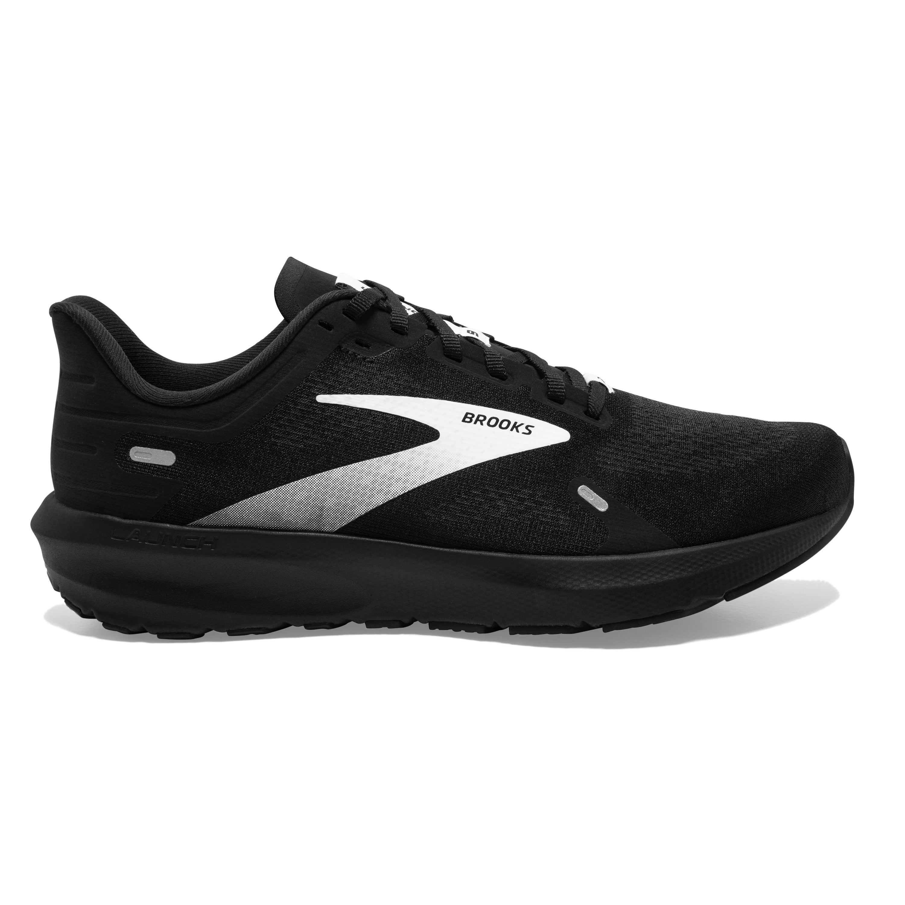 Men's Brooks Launch 9, Black/White, 13 2E Wide