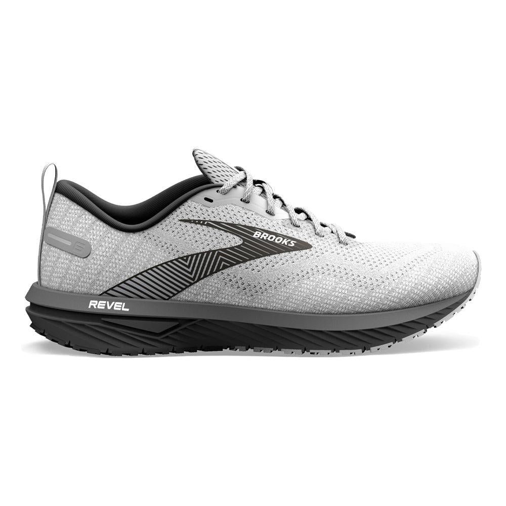 Men's Brooks Revel 6, Alloy/Primer Grey/Oyster, 7 D Medium