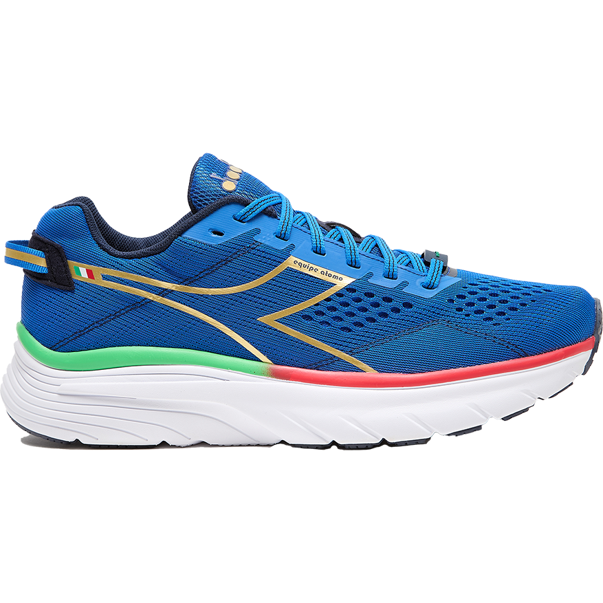 Men's Diadora Equipe Atomo, Royal Blue/Gold, 9 D Medium