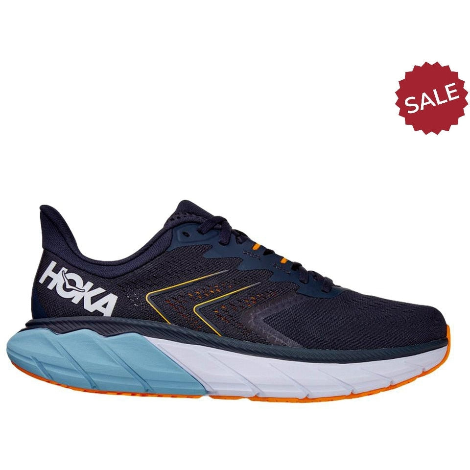 Men's Hoka Arahi 5, Ombre Blue/Blue Fog, 9 2E Wide