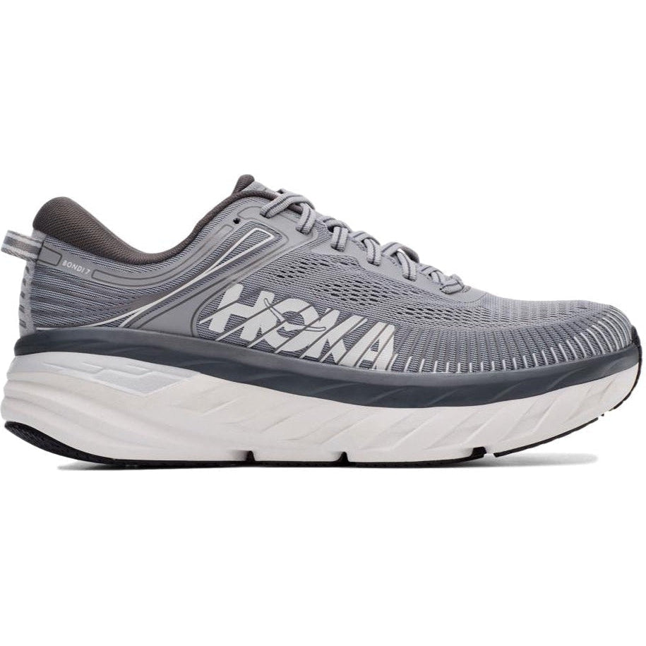 Men's Hoka Bondi 7, Wild Dove/Dark Shadow, 9.5 D Medium