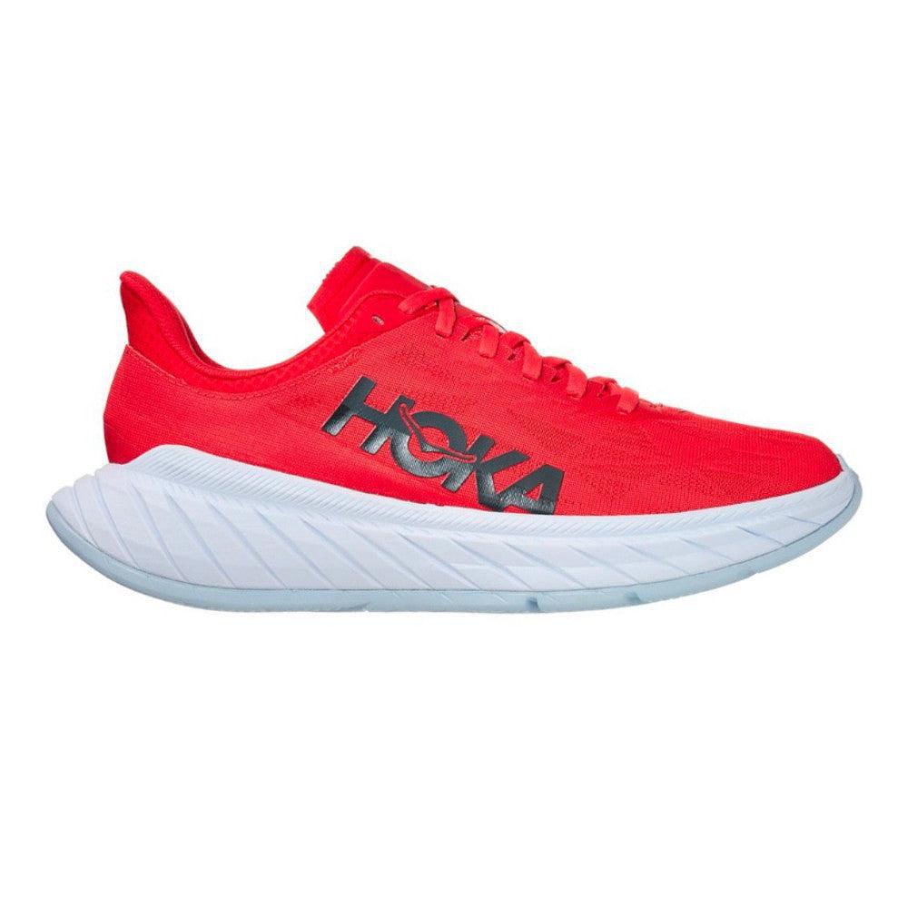 Men's Hoka Carbon X 2, Fiesta/White, 11 D Medium