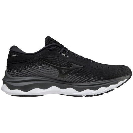 Men's Mizuno Wave Sky 5, Black, 12 2E Wide