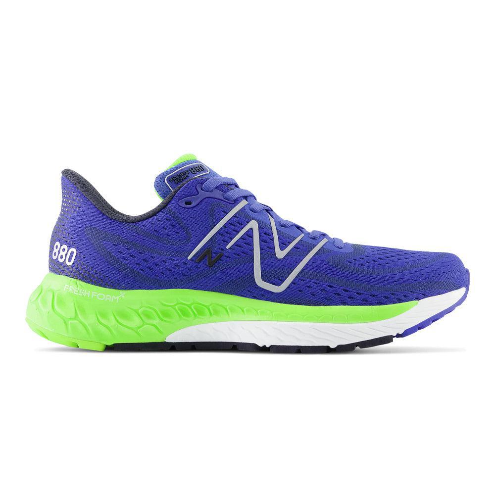 Men's New Balance Fresh Foam X 880v13, Blue/Pixel Green, 9 D Medium