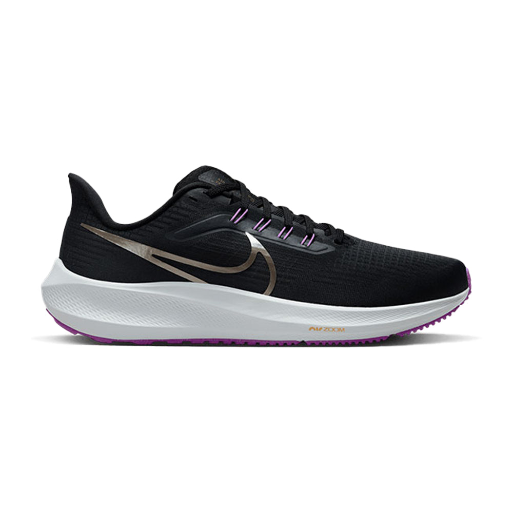 Men's Nike Air Zoom Pegasus 39, Anthracite/MTLC Pewter/Black/Lilac, 10 D Medium