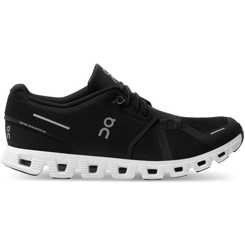 Men's On Cloud 5, Black/White, 9 D Medium
