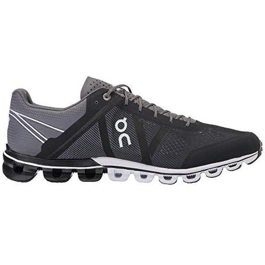 Men's On Cloudflow 2, Black/Asphalt, 9 D Medium