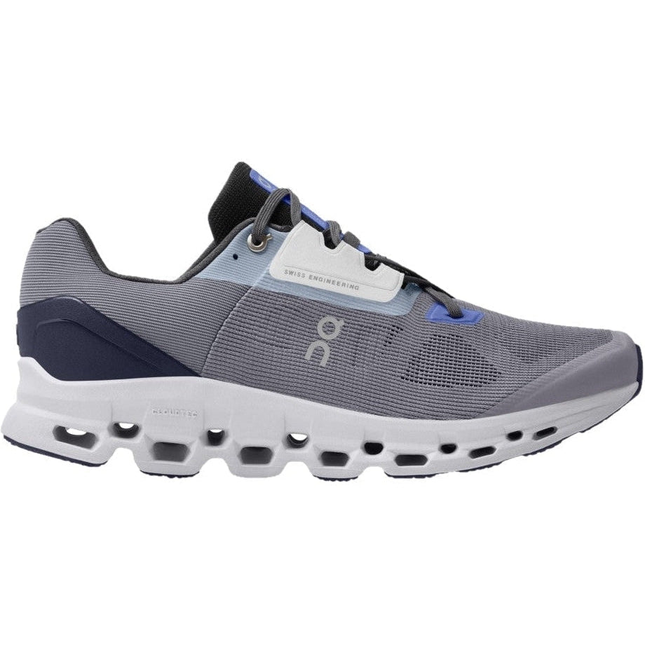 On CloudStratus Women's Running Shoes Chambray/Lavender
