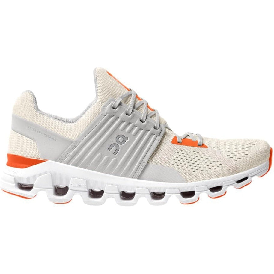 Men's On Cloudswift, White/Flame, 11.5 D Medium