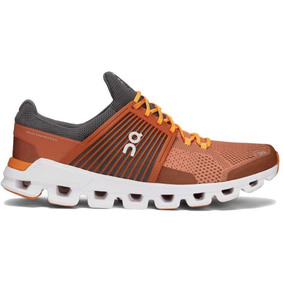 Men's On Cloudswift, Rust/Rock, 9 D Medium