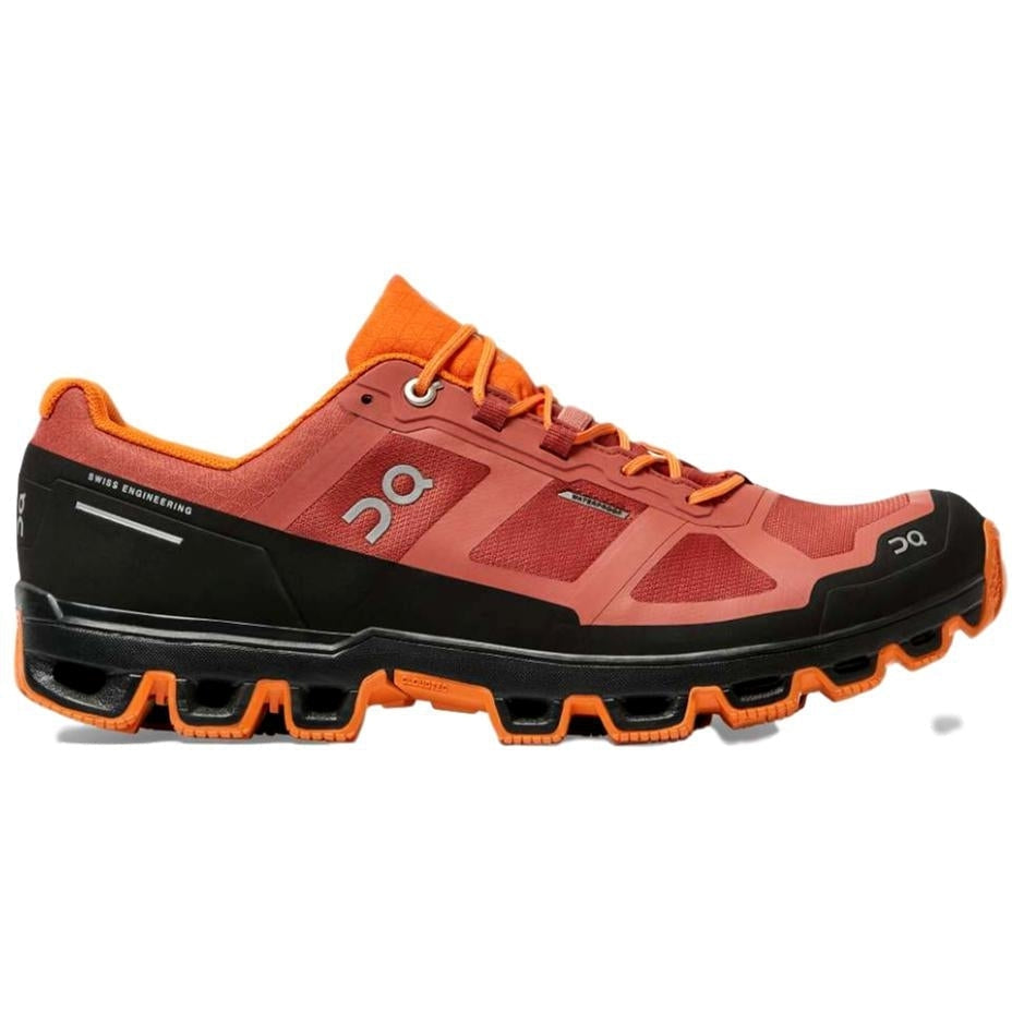 Men's On Cloudventure Waterproof, Rust/Orange, 9.5 D Medium
