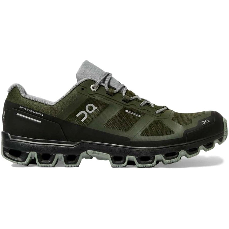 Men's On Cloudventure Waterproof, Fir/Lunar, 11.5 D Medium