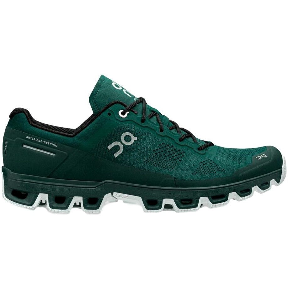 Men's On Cloudventure, Evergreen/White, 7 D Medium