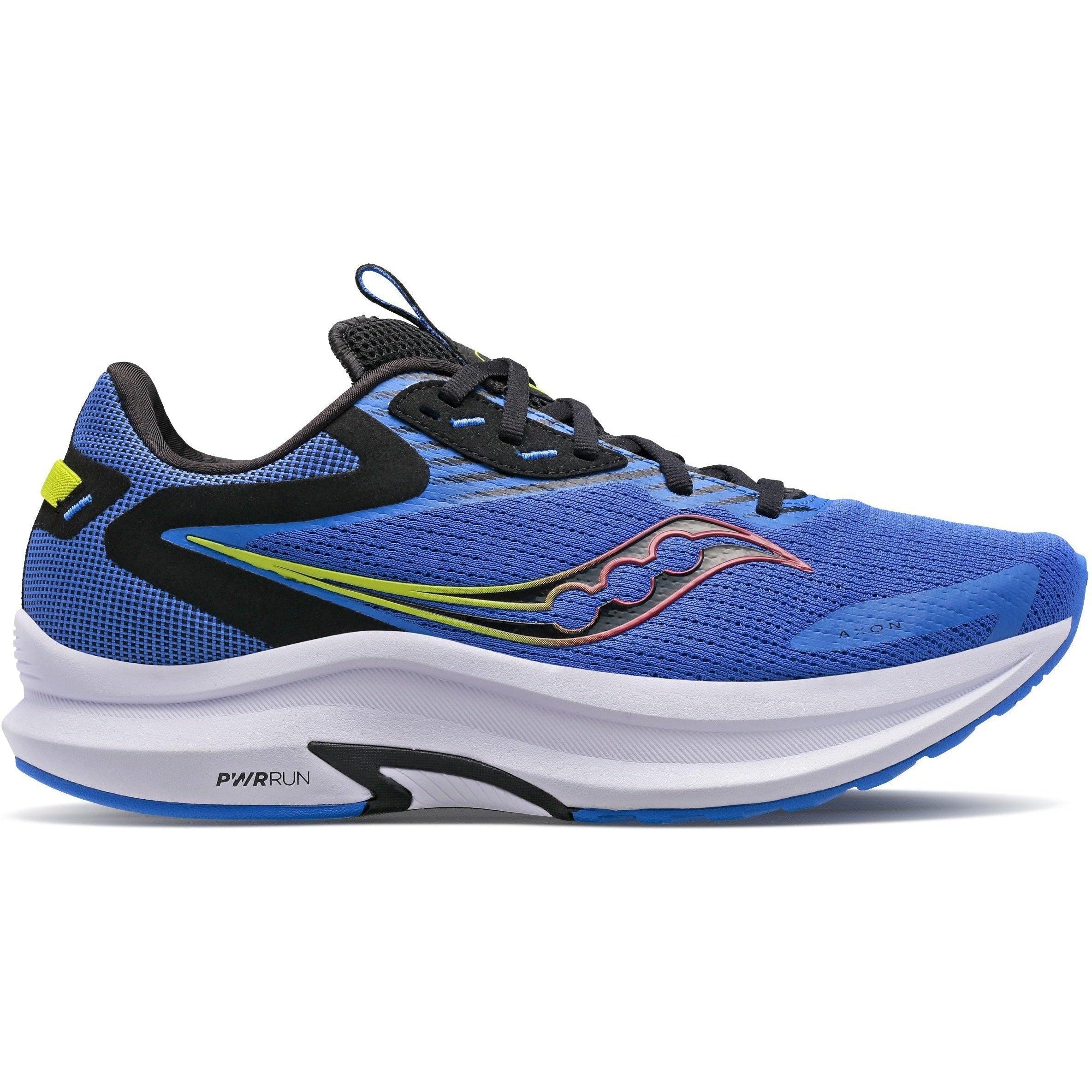 Men's Saucony Axon 2, BLUE RAZ/ACID, 11 D Medium