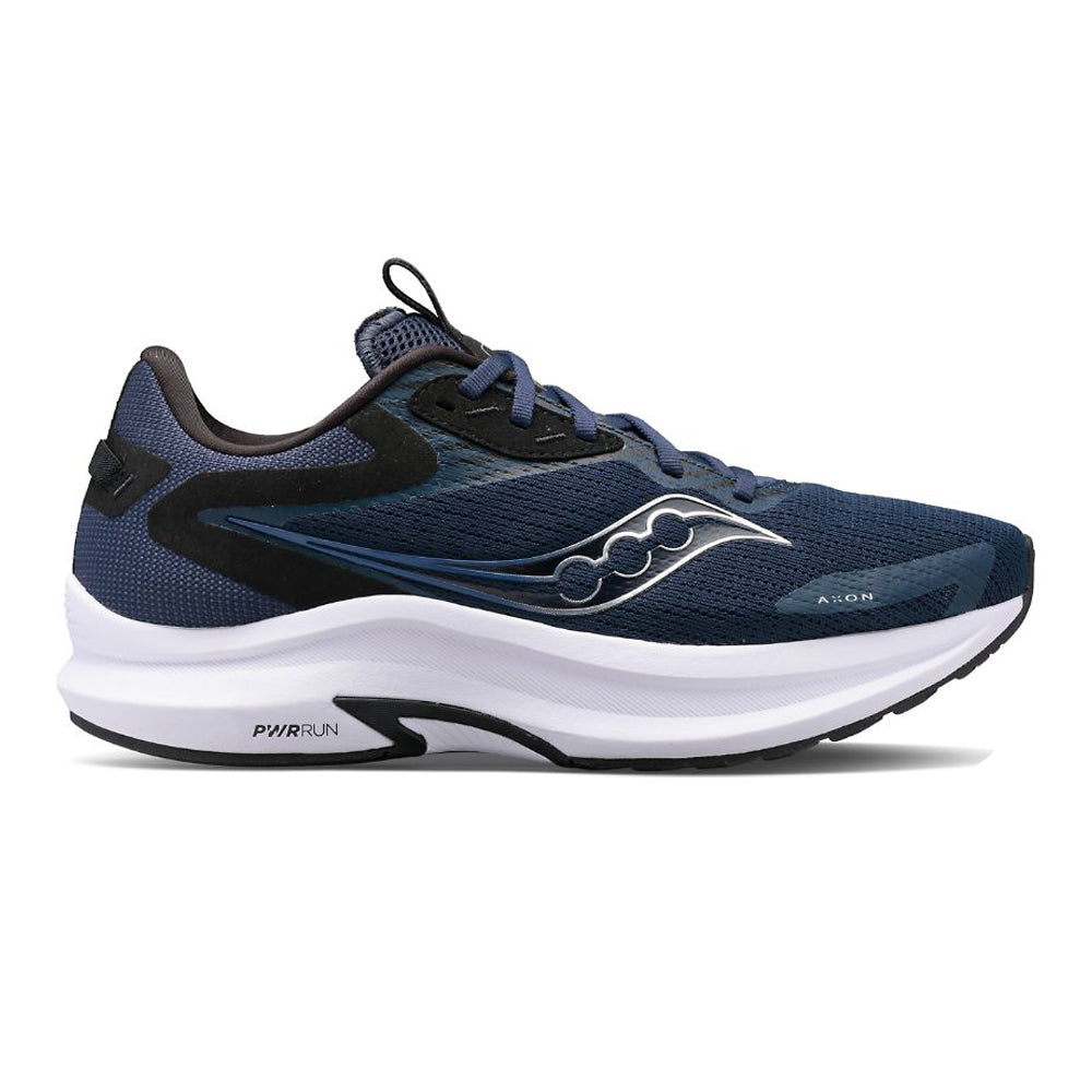Men's Saucony Axon 2, Navy/Silver, 9.5 D Medium