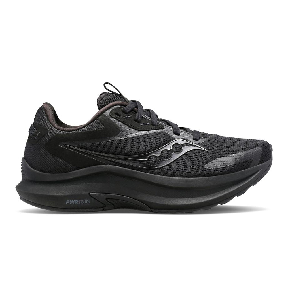 Men's Saucony Axon 2, Triple Black, 10 D Medium