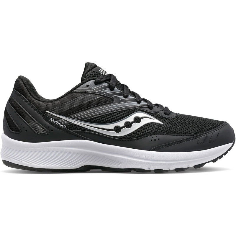 Men's Saucony Cohesion 15, Black/White, 11 2E Wide