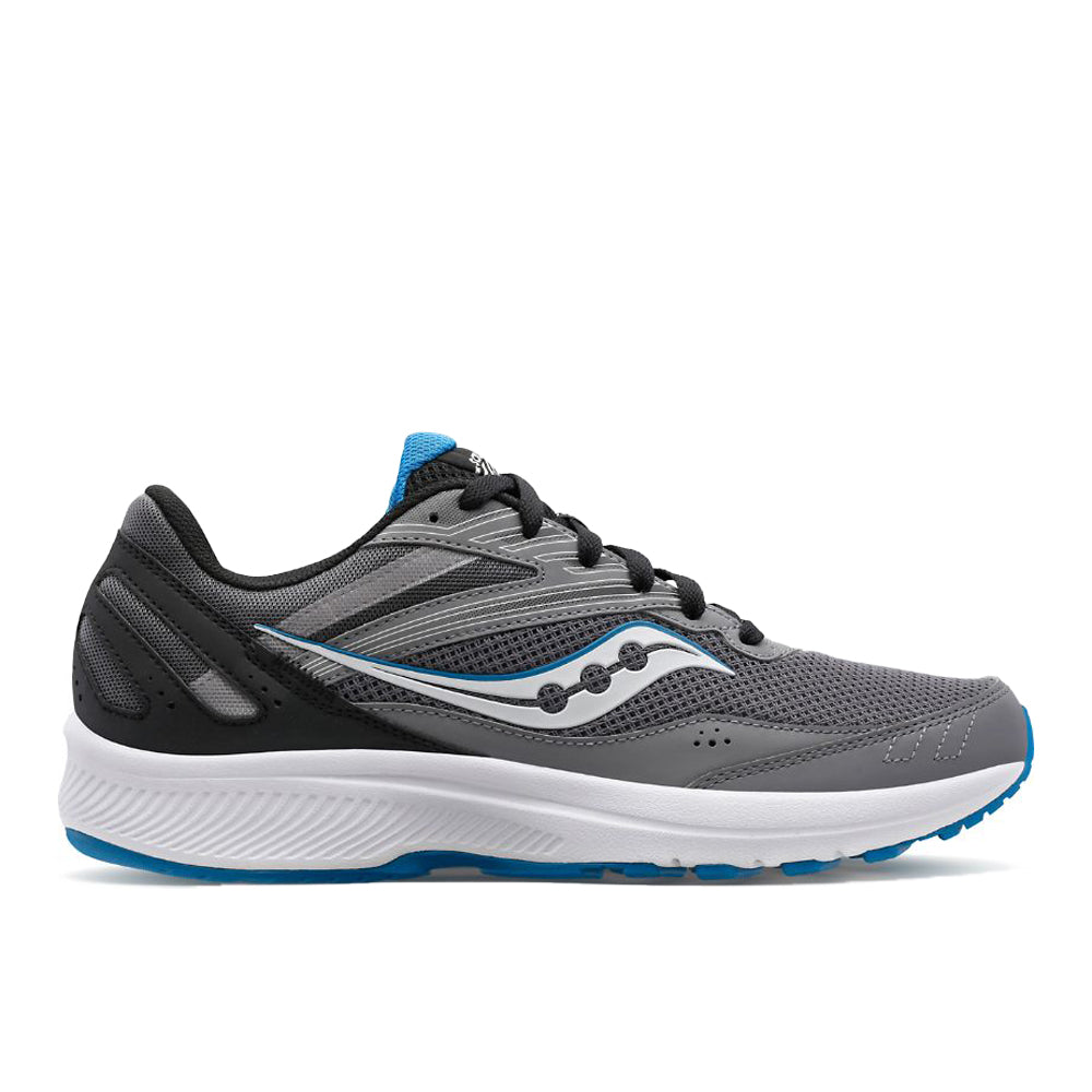 Men's Saucony Cohesion 15, Charcoal/Topaz, 12 D Medium