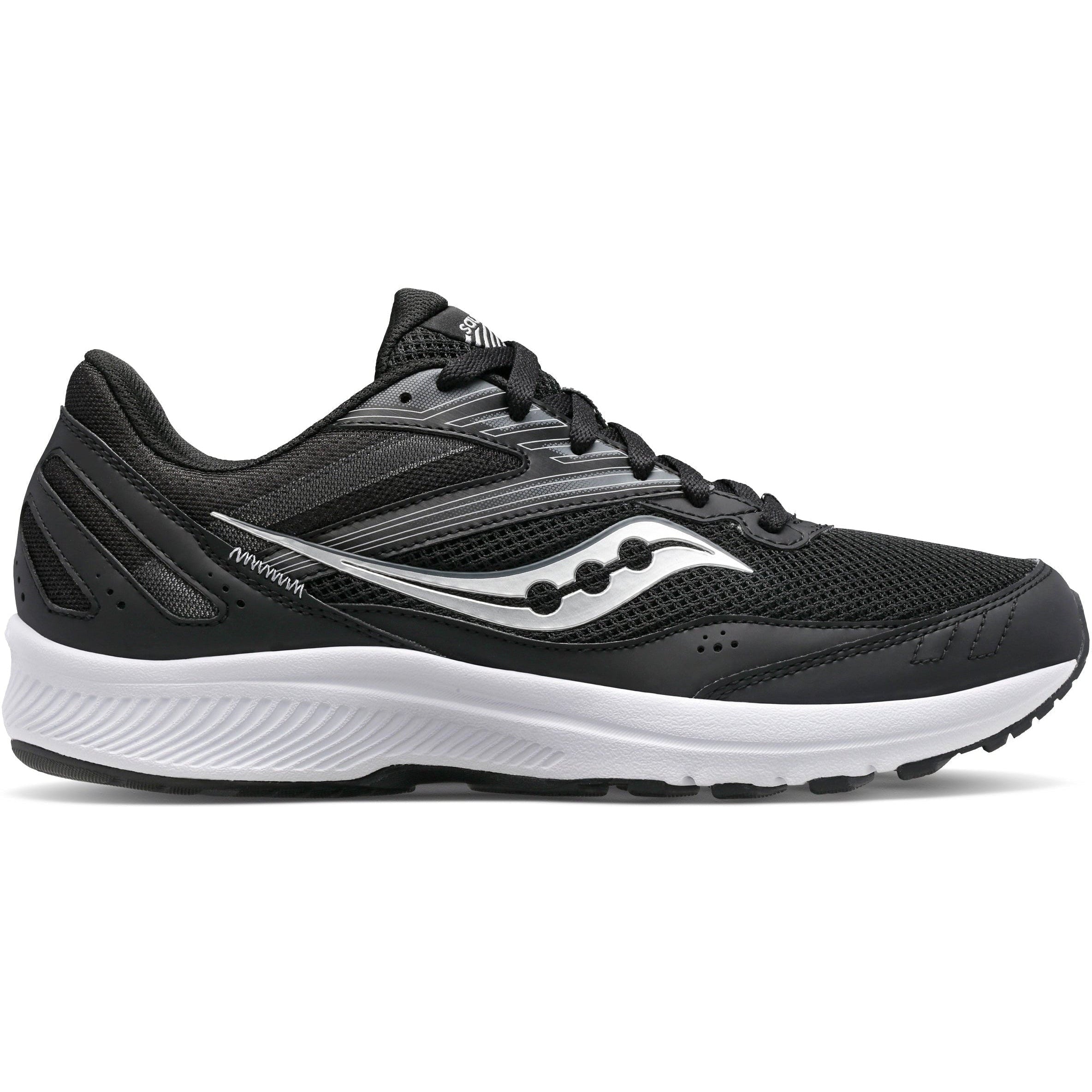 Men's Saucony Cohesion 15, Black/White, 10 D Medium